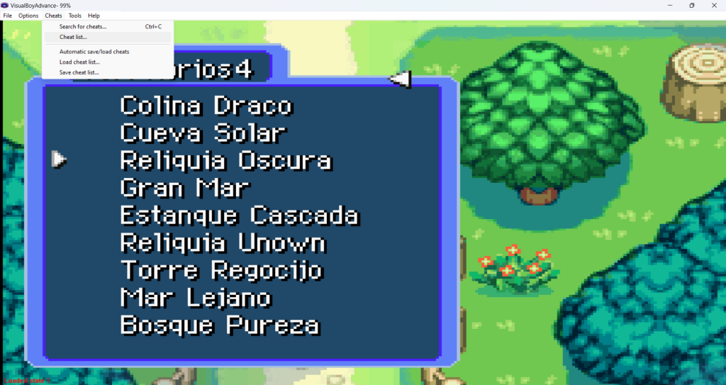 Códigos GameShark Pokémon